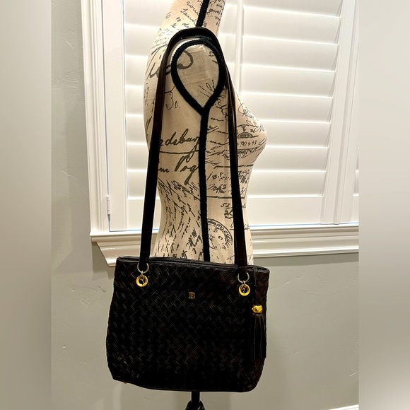 Bally Vintage 1990’s Braided Leather Shoulder Bag - Picture 1 of 12